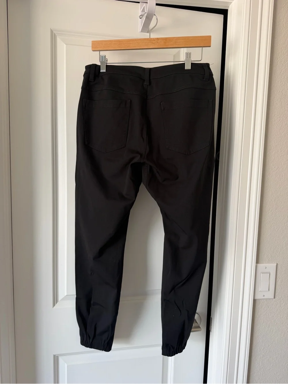 BYLT Basics Black Men's Stretch Tapered Pants